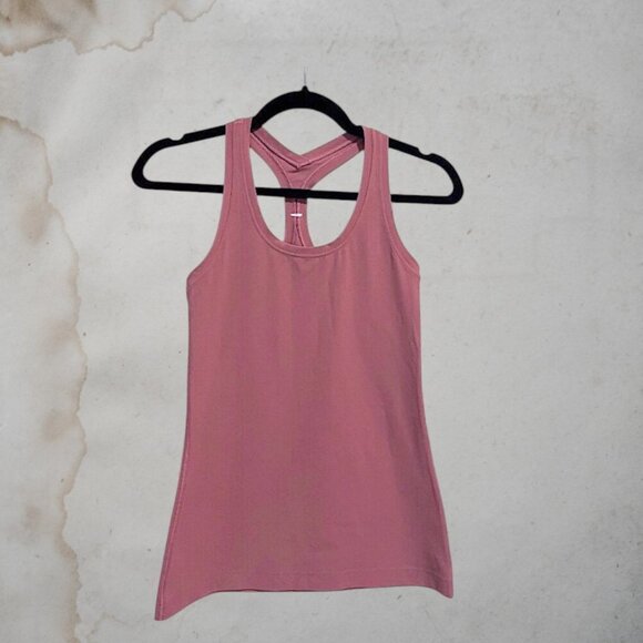 Cute Lululemon CRB Tank in Buttery Soft Nulu Cherry Tint Colour - Picture 2 of 6